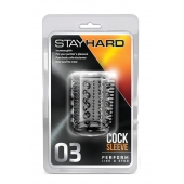 Прозрачная насадка с шипами и шишечками STAY HARD COCK SLEEVE 03 CLEAR - Blush Novelties - в Нальчике купить с доставкой