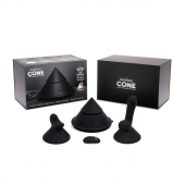 Конусный вибромассажер Cowgirl Cone с 2 насадками - CowGirl - купить с доставкой в Нальчике