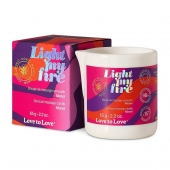 Массажная свеча Light My Fire с ароматом моной - 80 мл. - Love to Love - купить с доставкой в Нальчике