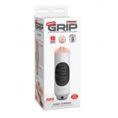 Мастурбатор-вагина Extreme Toyz Mega Grip Vibrating Stroker Mouth - Pipedream - в Нальчике купить с доставкой