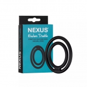 Черное двойное эрекционное кольцо Nexus Enduro Double - Nexus Range - в Нальчике купить с доставкой