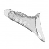 Прозрачная насадка на пенис - 22 см. - Baile - в Нальчике купить с доставкой