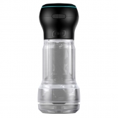 Набор PowerBlow   Feel Pocket Stroker Crystal: мастурбатор и интерактивная насадка - Kiiroo - в Нальчике купить с доставкой