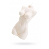 Белая интерьерная свеча в форме женского торса - 850 гр. - Pecado - купить с доставкой в Нальчике