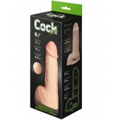 Телесный фаллоудлинитель с мошонкой Cock Next - 17 см. - LOVETOY (А-Полимер) - в Нальчике купить с доставкой