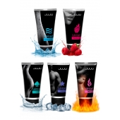 Набор из 5 лубрикантов JUJU (увлажняющий, Hot+, Long, Anal, малина) - JuJu - купить с доставкой в Нальчике