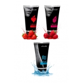 Набор из 3 лубрикантов JUJU (увлажняющий, клубника, малина) - JuJu - купить с доставкой в Нальчике