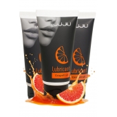 Набор из 3 съедобных лубрикантов JUJU со вкусом грейпфрута - JuJu - купить с доставкой в Нальчике