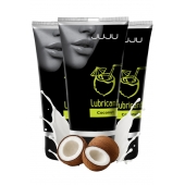 Набор из 3 съедобных лубрикантов JUJU со вкусом кокоса - JuJu - купить с доставкой в Нальчике