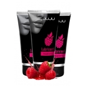 Набор из 3 съедобных лубрикантов JUJU со вкусом малины - JuJu - купить с доставкой в Нальчике