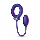 Фиолетовое эрекционное виброкольцо с анальным шариком Eclipse - ONE DC B.V. - в Нальчике купить с доставкой
