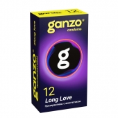 Презервативы с анестетиком для продления удовольствия Ganzo Long Love - 12 шт. - Ganzo - купить с доставкой в Нальчике