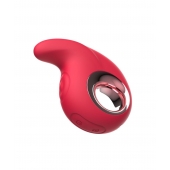 Красный клиторальный массажер с функцией постукивания - Secwell в Нальчике Красный клиторальный массажер с функцией постукивания - Secwell