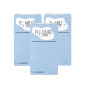 Набор из 3 упаковок ультратонких презервативов Pleasure Lab (по 12 шт.) - Pleasure Lab - купить с доставкой в Нальчике