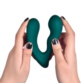 Темно-бирюзовый вибромассажер простаты Solstice X - Magic Motion - в Нальчике купить с доставкой