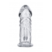Прозрачная насадка на пенис Uco - 13 см. - A-toys - в Нальчике купить с доставкой