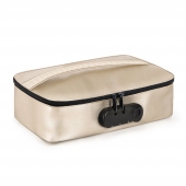 Золотистая сумочка для хранения игрушек Discreet Box - Dorcel - купить с доставкой в Нальчике