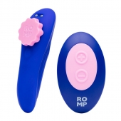 Синий вибратор в трусики с пультом ДУ Party - ROMP в Нальчике Синий вибратор в трусики с пультом ДУ Party - ROMP
