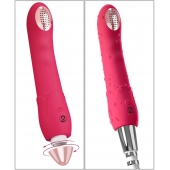 Малиновая насадка на душ с вибрацией Showers to orgasm - 20,1 см. - Orion - купить с доставкой в Нальчике