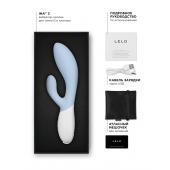 Нежно-голубой вибратор-кролик Lelo Ina 3 - 20 см. - Lelo купить в Нальчике с доставкой в Orgasmix.ru Нежно-голубой вибратор-кролик Lelo Ina 3 - 20 см. - Lelo