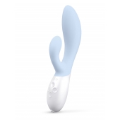 Нежно-голубой вибратор-кролик Lelo Ina 3 - 20 см. - Lelo купить в Нальчике с доставкой в Orgasmix.ru Нежно-голубой вибратор-кролик Lelo Ina 3 - 20 см. - Lelo