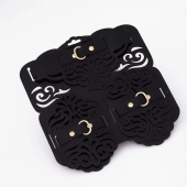 Фигурный набор для БДСМ-игр с узорами и золотистой фурнитурой - Crazy Handmade - купить с доставкой в Нальчике