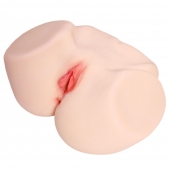 Мастурбатор-полуторс с двойным слоем материала и вибрацией Jenny Onahole Real Vagina - KOKOS - в Нальчике купить с доставкой Мастурбатор-полуторс с двойным слоем материала и вибрацией Jenny Onahole Real Vagina - KOKOS - в Нальчике купить с доставкой