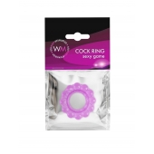 Лиловое эрекционное кольцо с 2 рядами стимулирующих шариков - Erowoman-Eroman - в Нальчике купить с доставкой