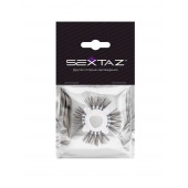 Эластичное эрекционное кольцо с черными «ресничками» - Sextaz - в Нальчике купить с доставкой