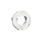 Прозрачное эрекционное кольцо в форме гайки - Sex Expert - в Нальчике купить с доставкой