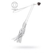 Белая кожаная плеть - 50 см. - Pecado - купить с доставкой в Нальчике