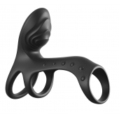 Черная насадка на пенис Ultimate Couples Cage Pro - Pipedream - в Нальчике купить с доставкой