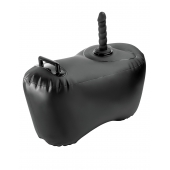 Черное надувное кресло с платформой для фиксации дилдо Body Dock Inflatable Love Seat - Pipedream - купить с доставкой в Нальчике