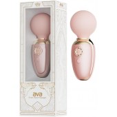 Нежно-розовый мини-вибратор с функцией нагрева Ava - Zalo