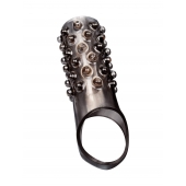 Дымчатая насадка на пенис с выпуклостями - 12 см. - Sex Expert - в Нальчике купить с доставкой