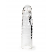 Прозрачная закрытая насадка на член - 15 см. - Sex Expert - в Нальчике купить с доставкой
