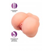 Реалистичный мастурбатор в форме попки с 2 любовными входами - No Name - в Нальчике купить с доставкой