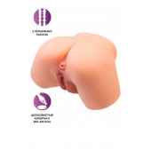 Телесный реалистичный мастурбатор-полуторс с 2 любовными входами - No Name - в Нальчике купить с доставкой