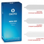 Презервативы OKOTO Mega Mix - 18 шт. - Sitabella - купить с доставкой в Нальчике