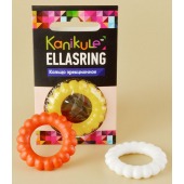 Цветное рельефное эрекционное кольцо Ellasring - Sitabella - в Нальчике купить с доставкой