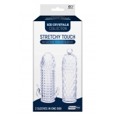 Набор из 2 прозрачных насадок на член Seductive Tickler Sleeves Set - NMC - в Нальчике купить с доставкой