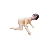 Телесная надувная секс-кукла в позиции догги-стайл - NMC - в Нальчике купить с доставкой