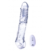 Прозрачная насадка-удлинитель Length Enhancer With Bullet с подхватом - 22,3 см. - NMC - в Нальчике купить с доставкой