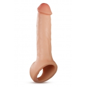 Телесная насадка-удлинитель Thrive 8.75 Inch Realistic Penis Extender Sleeve - 22,2 см. - Blush Novelties - в Нальчике купить с доставкой
