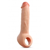 Телесная насадка-удлинитель Thrive 8.75 Inch Realistic Penis Extender Sleeve - 22,2 см. - Blush Novelties - в Нальчике купить с доставкой