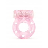 Розовое эрекционное виброкольцо с бабочкой - 1137 - в Нальчике купить с доставкой