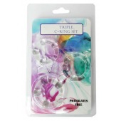 Набор из 3 эрекционных прозрачных колец - Boys of Toys - в Нальчике купить с доставкой