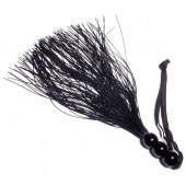 Черная силиконовая плетка - 25,4 см. - Boys of Toys - купить с доставкой в Нальчике