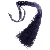 Черная силиконовая плетка - 25,4 см. - Boys of Toys - купить с доставкой в Нальчике