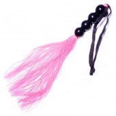 Розовая силиконовая плеть - 35,5 см. - Boys of Toys - купить с доставкой в Нальчике